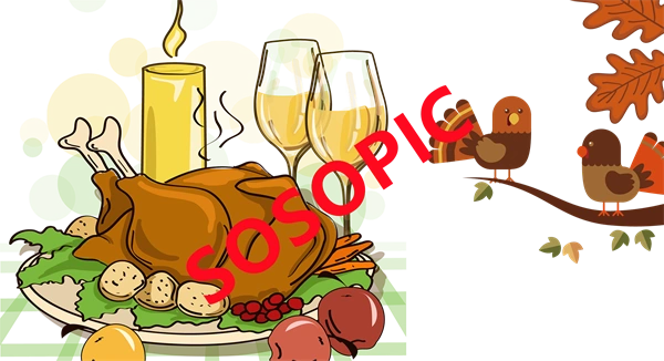 Background pattern with Thanksgiving elements such as turkey (96)