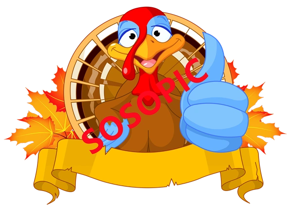 Background pattern with Thanksgiving elements such as turkey (52)