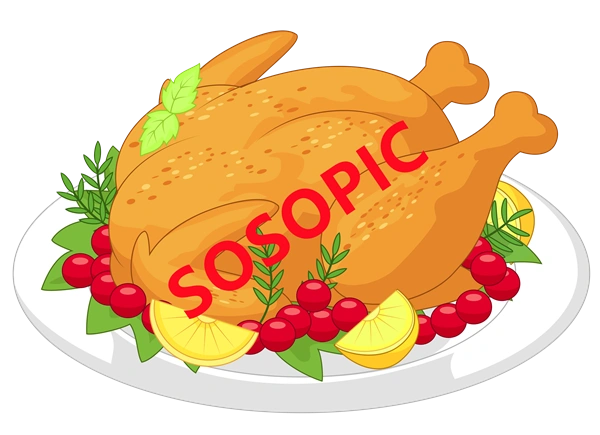 Background pattern with Thanksgiving elements such as turkey (24)