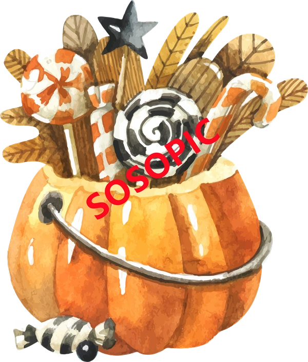 Background pattern with Thanksgiving elements such as turkey (21)
