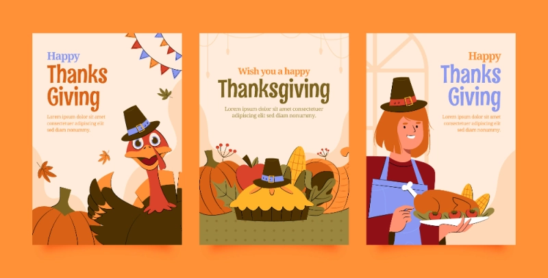 Thanksgiving Day poster template (8)