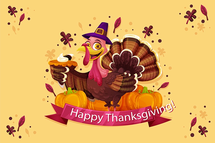 Thanksgiving Day turkey element  vector material collection (18)