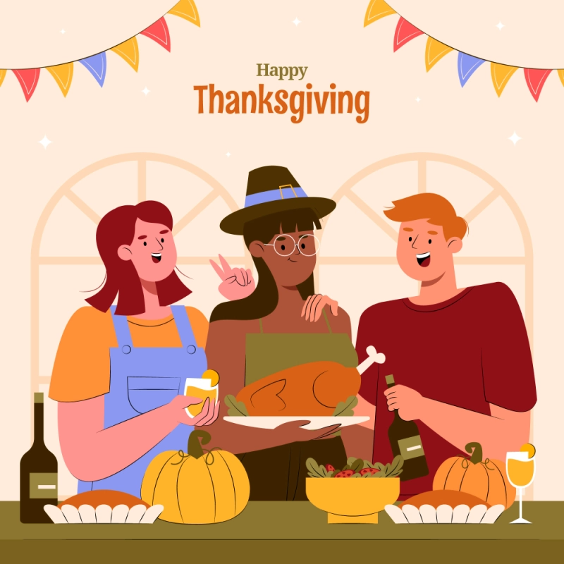 Thanksgiving Day poster template (4)