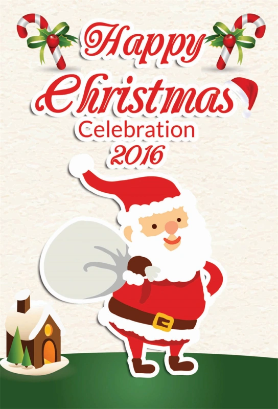 Merry Christmas promotional poster template (39)