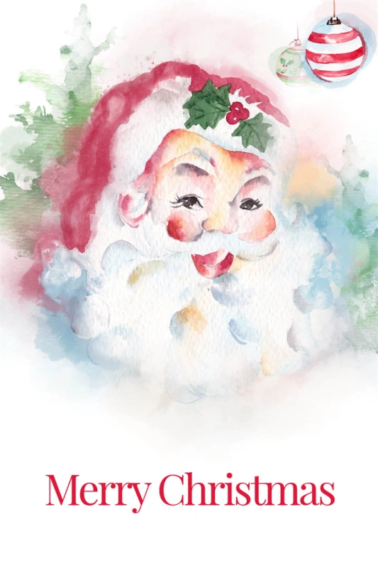 Merry Christmas promotional poster template (1)