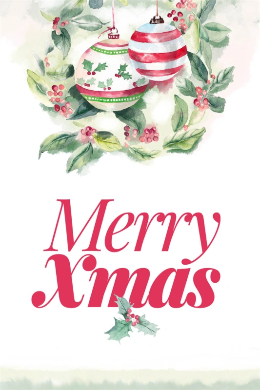 Merry Christmas promotional poster template (5)