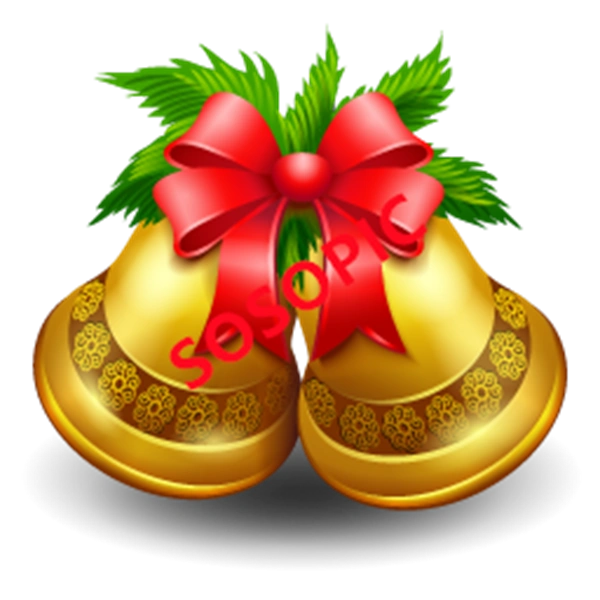 Christmas bell ornaments pattern template (8)