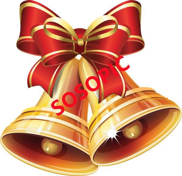 Whimsical Mosaic Bells: Artistic Christmas Bell Pattern Template