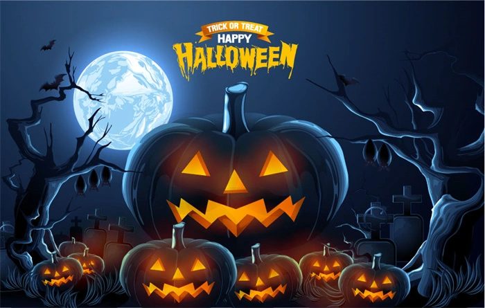 Halloween promotional poster wallpapaer background pattern template (13)