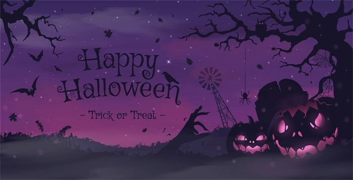 Halloween promotional poster wallpapaer background pattern template (11)