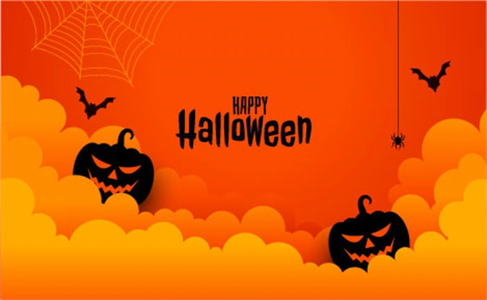 Halloween promotional poster wallpapaer background pattern template (14)