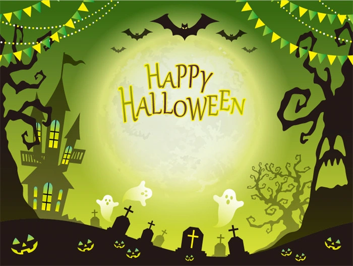 Halloween promotional poster wallpapaer background pattern template (19)