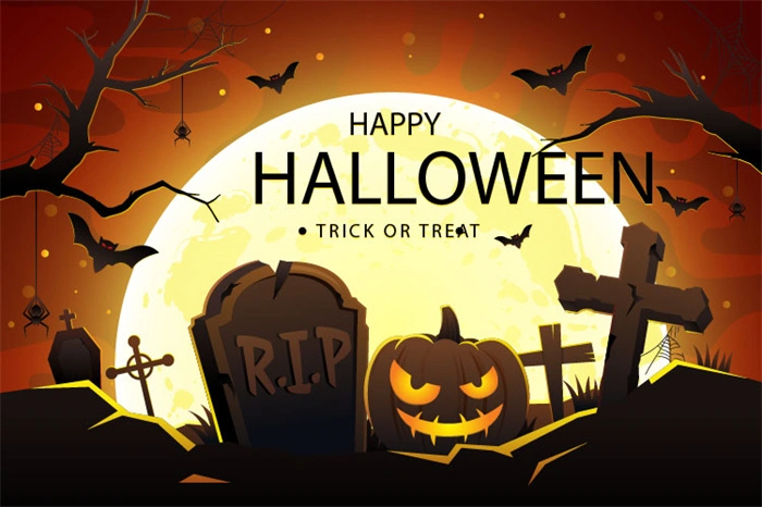 Halloween promotional poster wallpapaer background pattern template (15)