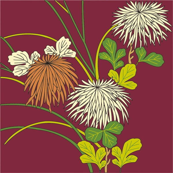 Japanese traditional style element decorative background wallpaper pattern (39)
