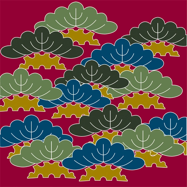 Japanese traditional style element decorative background wallpaper pattern (73)