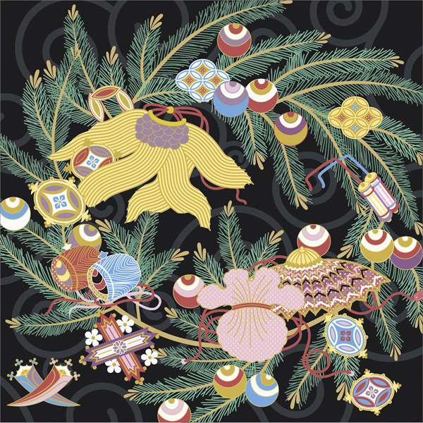 Cherry Blossom - Adorned Spring Festival Decorative Japanese - Style Wallpaper Pattern