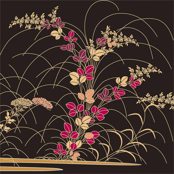 Japanese traditional style element decorative background wallpaper pattern (47)