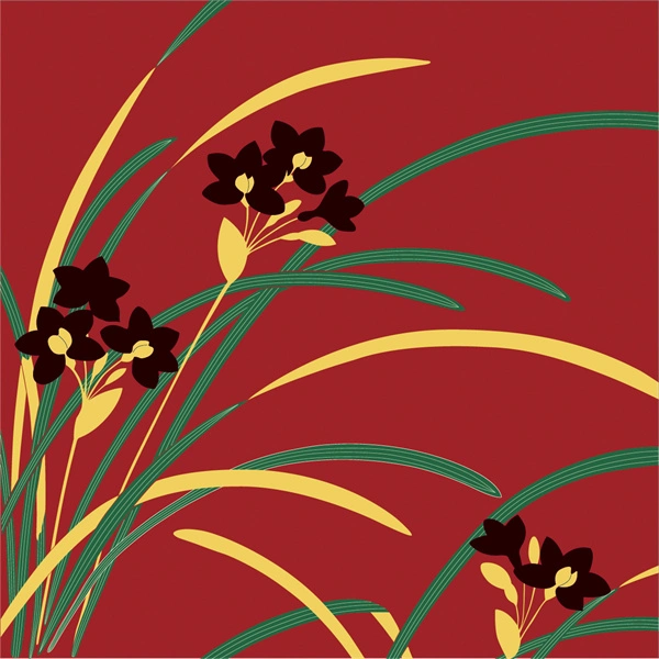 Japanese traditional style element decorative background wallpaper pattern (70)