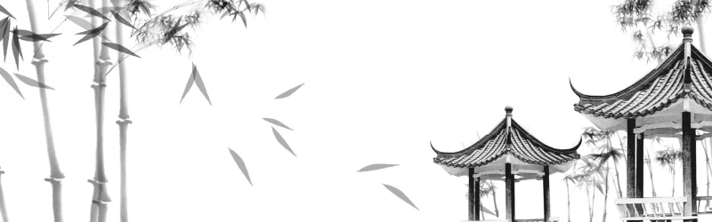 Traditional Chinese style ink and wash landscape pattern template (28)