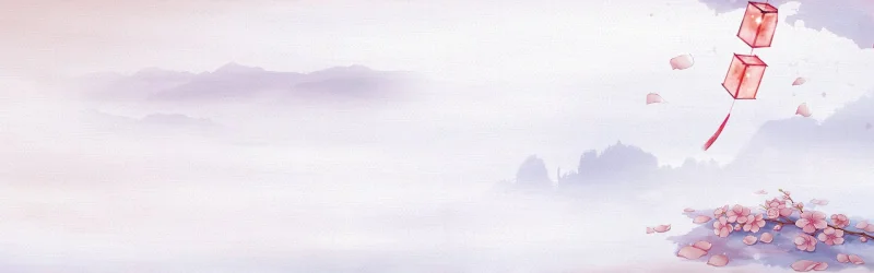 Traditional Chinese style ink and wash landscape pattern template (6)