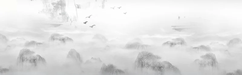 Traditional Chinese style ink and wash landscape pattern template (87)