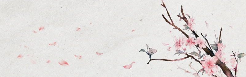 Traditional Chinese style ink and wash landscape pattern template (126)