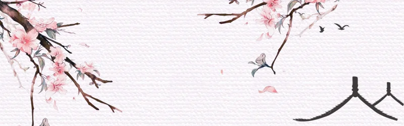 Traditional Chinese style ink and wash landscape pattern template (102)