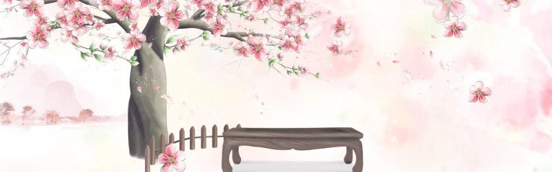 Traditional Chinese style ink and wash landscape pattern template (60)