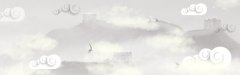Ancient Bridges Chinese Ink - Wash Landscape Pattern Template for Cultural Elegance