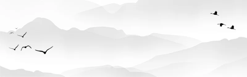 Traditional Chinese style ink and wash landscape pattern template (14)