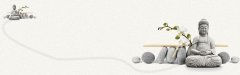 Idyllic Islescape Chinese Ink - Wash Landscape Pattern Template for Artistic Crafts