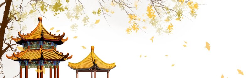 Idyllic Groveways Chinese Ink - Wash Landscape Pattern Template for Textile Design