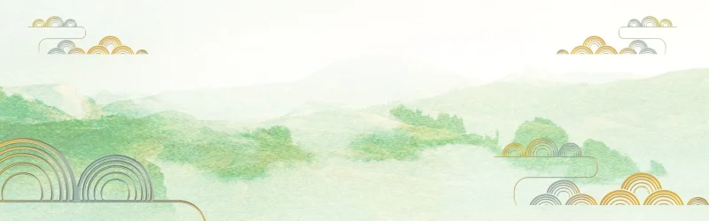 Traditional Chinese style ink and wash landscape pattern template (86)