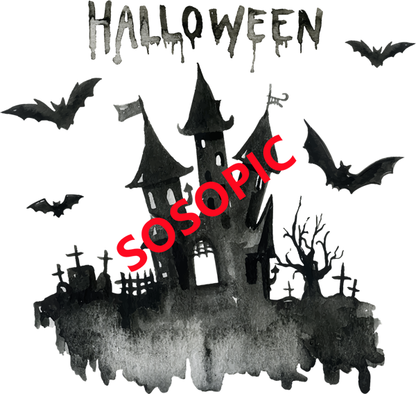 Halloween Castle Theme with Spooky Atmosphere and Eerie Details