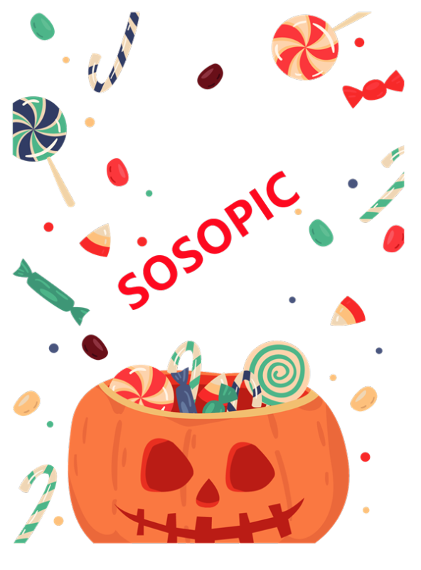Halloween Candy Mix Pattern – Whimsical Treat Icons for Spooky-Season Creations