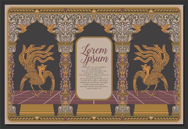 South-East Asian Decorative Wallpaper – Pattern 137: Festival Lantern Pattern