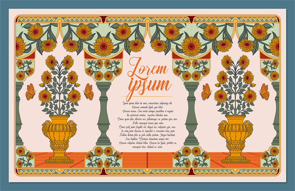 Pattern 101: Southeast Asian Style Decorative Wallpaper – Tropical Palm Serenity