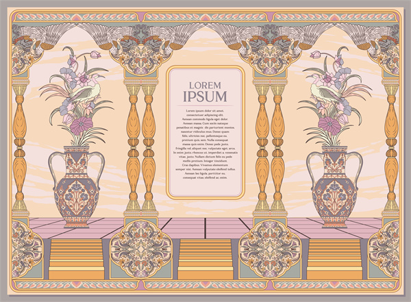 Pattern 105: Southeast Asian Style Decorative Wallpaper – Bamboo Grove