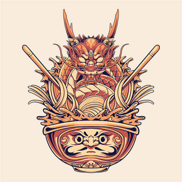 Japanese Traditional Ramen Art Poster – Culinary Culture Wall Décor