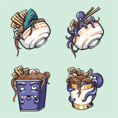 Japanese Traditional Ramen Art Poster – Culinary Culture Wall Décor