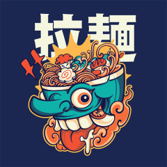 Japanese Traditional Ramen Poster – Culinary Culture Wall Décor