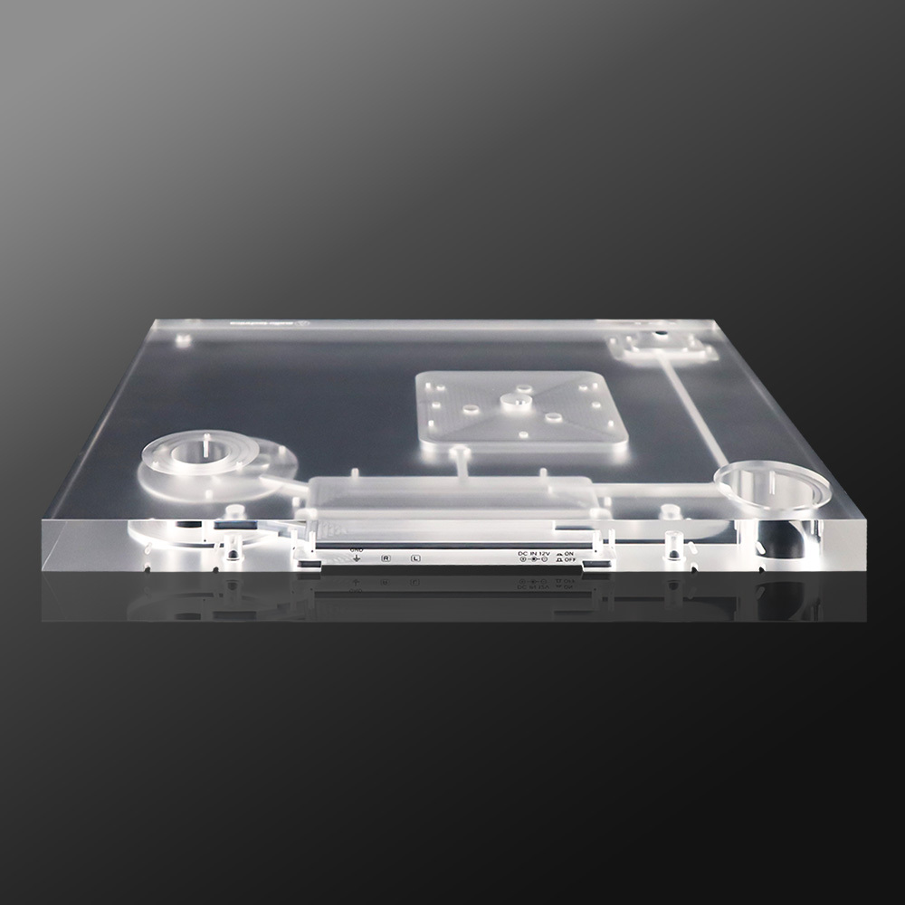 Acrylic Vinyl Record Player Base with High-Precision CNC Cutting