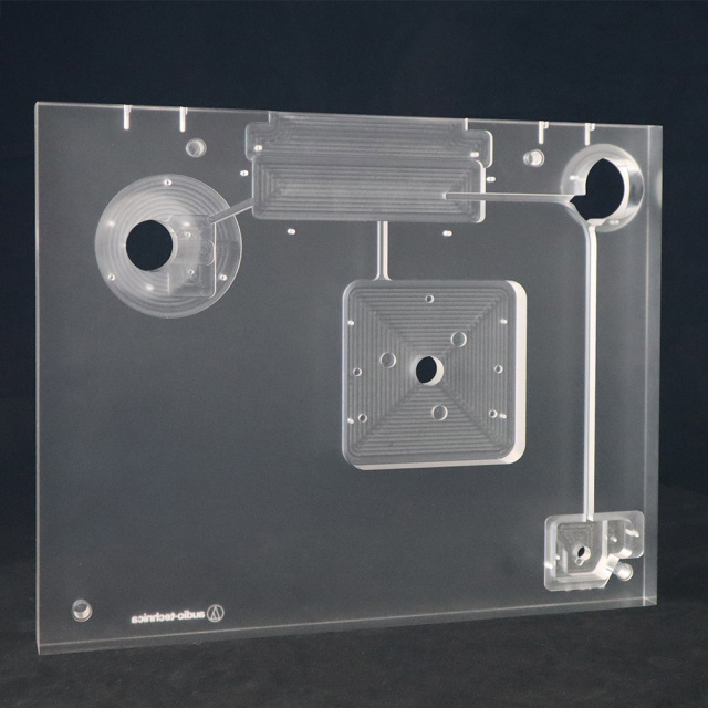Acrylic Vinyl Record Player Base with High-Precision CNC Cutting