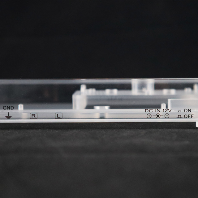 Acrylic Vinyl Record Player Base with High-Precision CNC Cutting