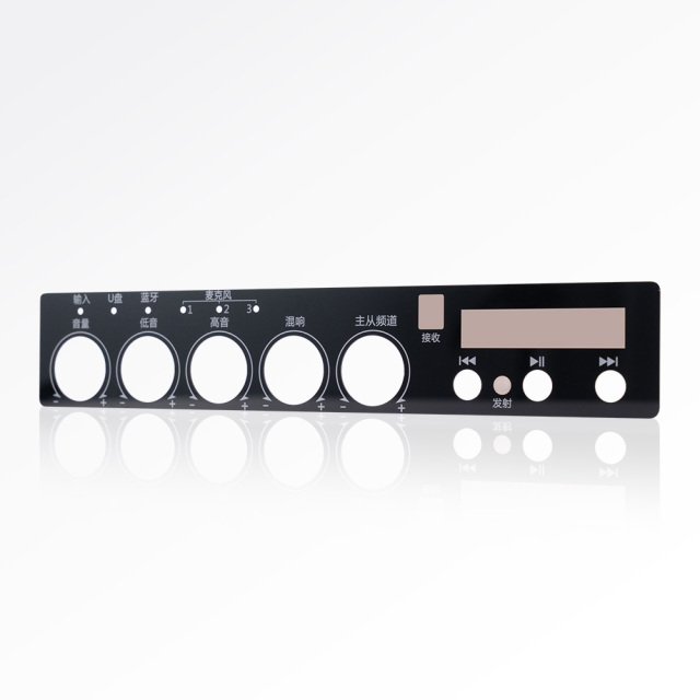Custom Acrylic Window Lens for Audio Equipment