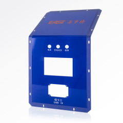 Custom polycarbonate(Lexan) Display Panel for EV Chargers