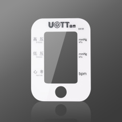 Custom Acrylic Front Panel for Blood Pressure Monitors