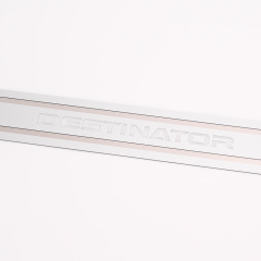 Custom polycarbonate Overlays for Car Welcome Strips