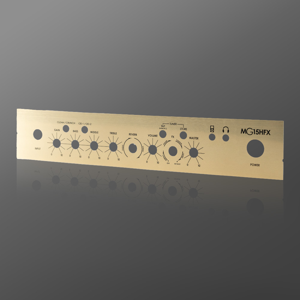 Custom polycarbonate(Lexan) Stickers for Audio Equipment