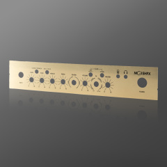 Custom polycarbonate(Lexan) Stickers for Audio Equipment